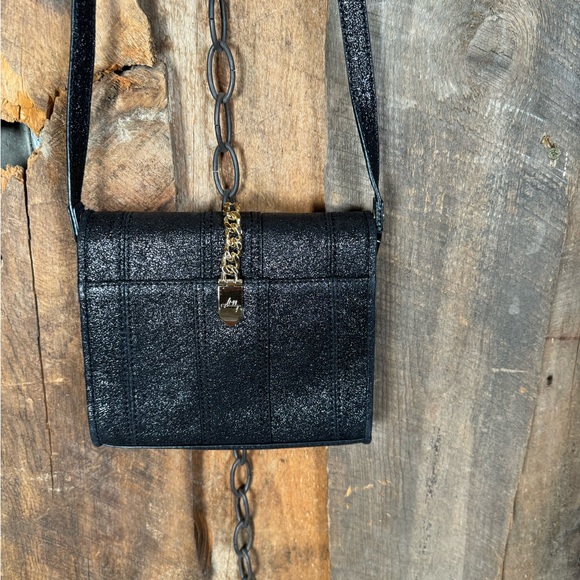Milly Black Metallic Mini Shoulder Bag - Picture 5 of 11